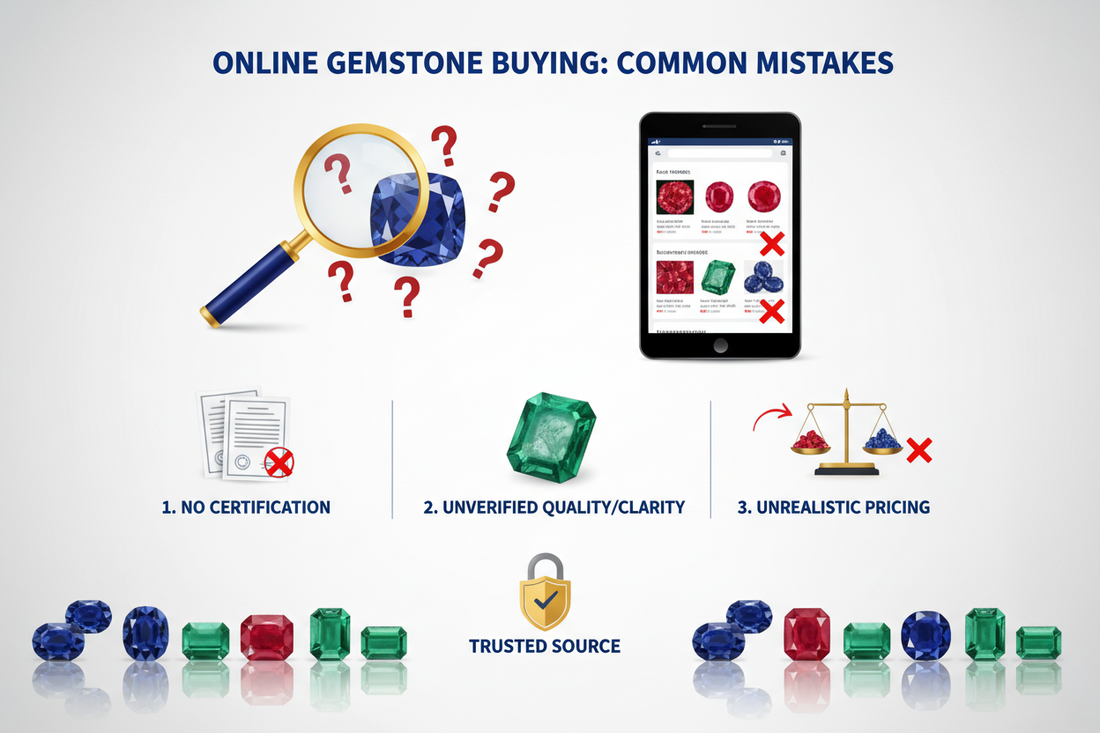 Mistakes to Avoid When Buying Precious Loose Gems Online