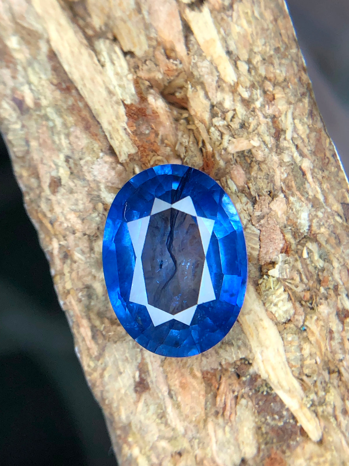 natural blue sapphire stone for jewelry