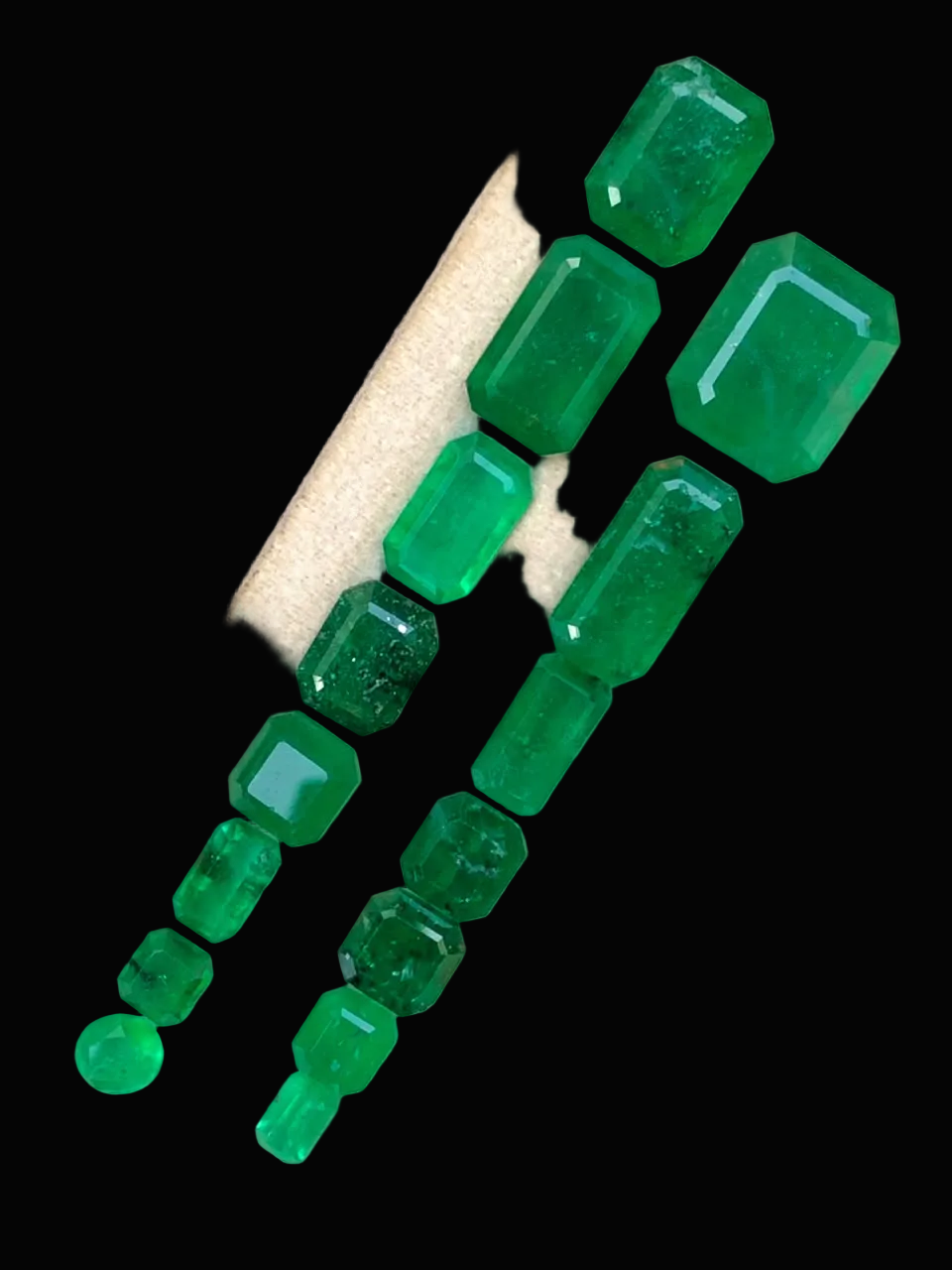 42 Carats of Natural Emeralds from Swat Pakistan