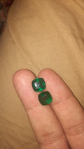 natural faceted emerald loose gemstones