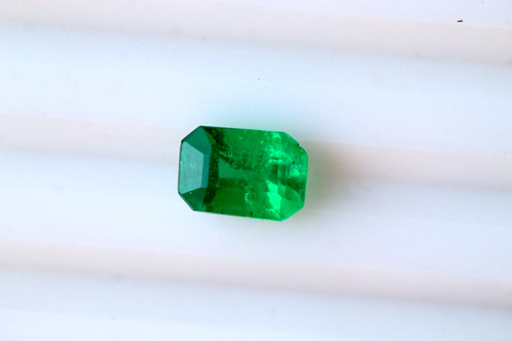 Natural Panjshir Emerald 0.88ct 7x4mm Octagonal Faceted VS – Afghanistan
