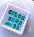 Lot of Panjshir Emeralds Pair and Loose Stones