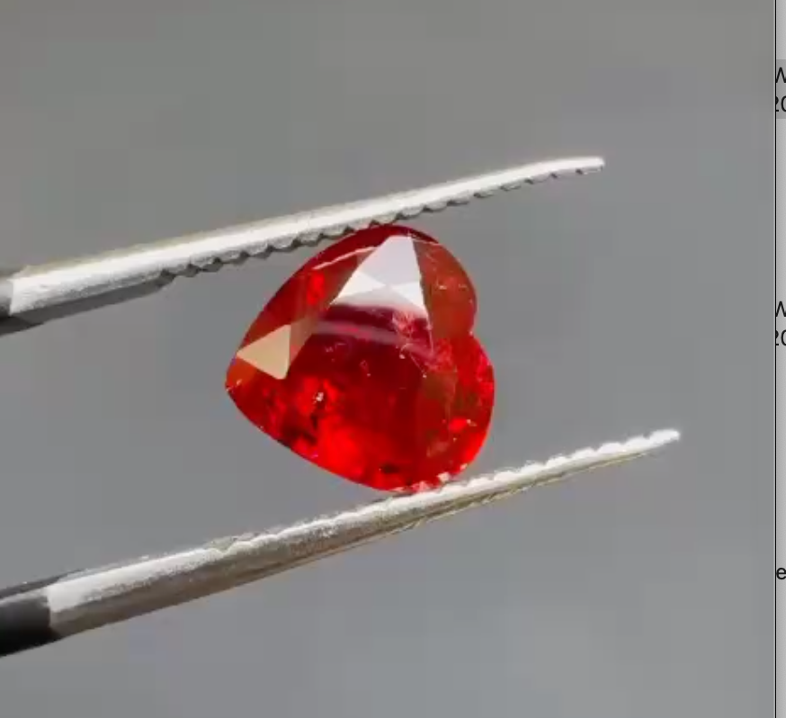 2.03 Carats Deep Red Natural Burmese Ruby Loose Gemstone