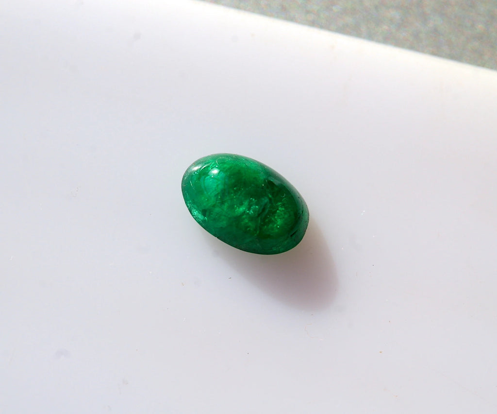 Green Emerald Cabochon for Making Ring
