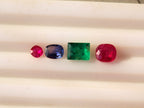 1.79 Carats Kashmir Ruby, Swat Emerald, Kashmir Blue Sapphire Deal