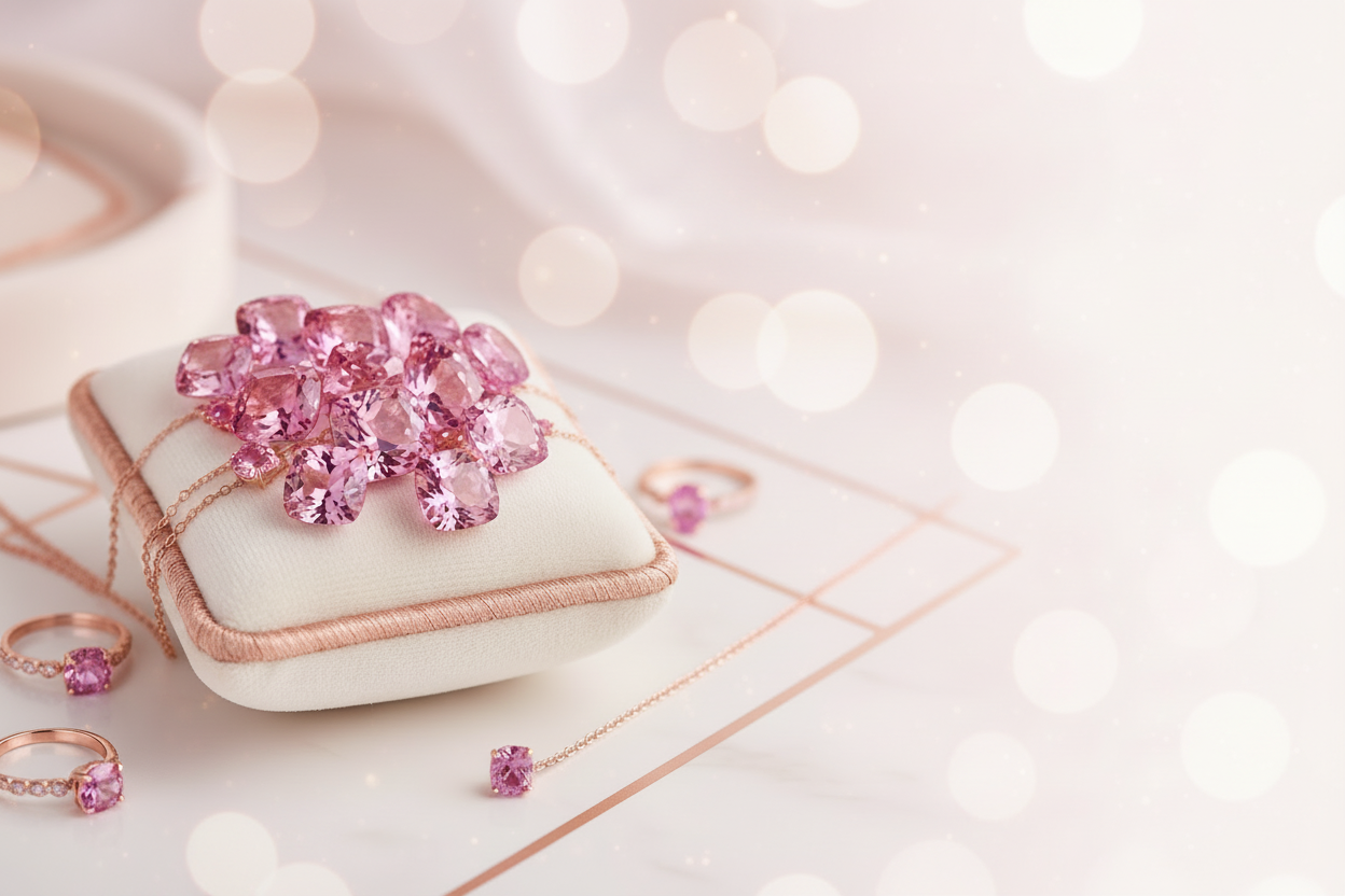 Luxury Pink Sapphire Feature