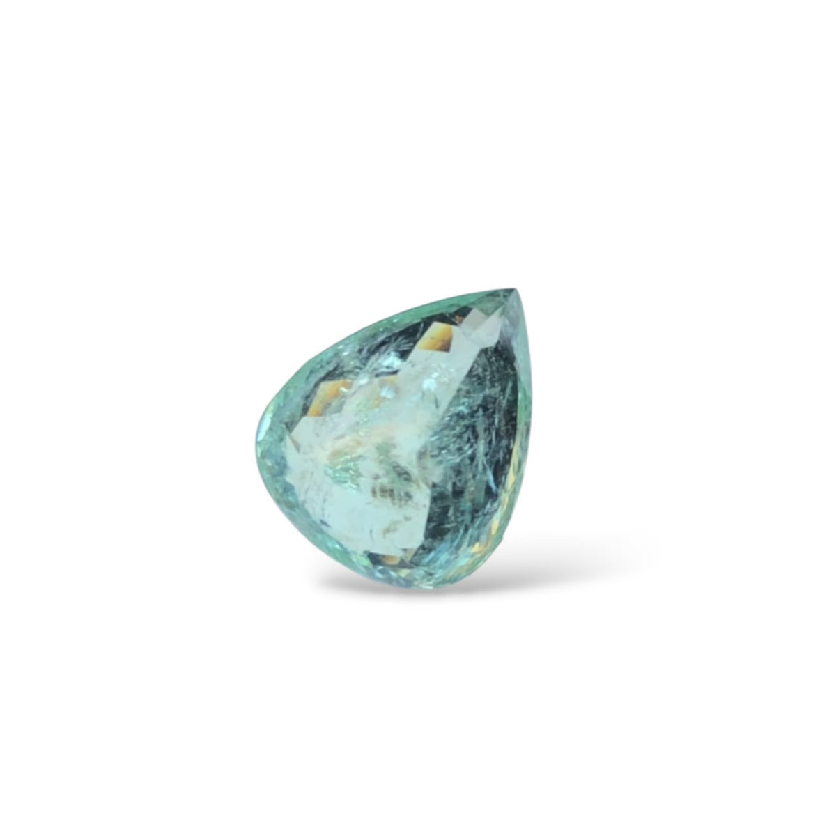 drop cut Paraiba tourmaline gemstone for sale