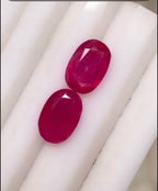 buy Afghan ruby loose stone pairs