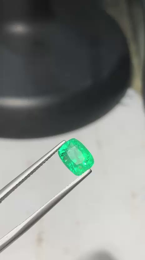 2 Carats Octagonal Natural Panjshir Emerald