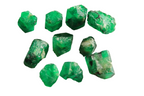 Rough Swat Emerald Crystals